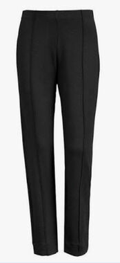 Alembika NWT Essential Straight-Leg Pants, Black Size 0 (4-6)